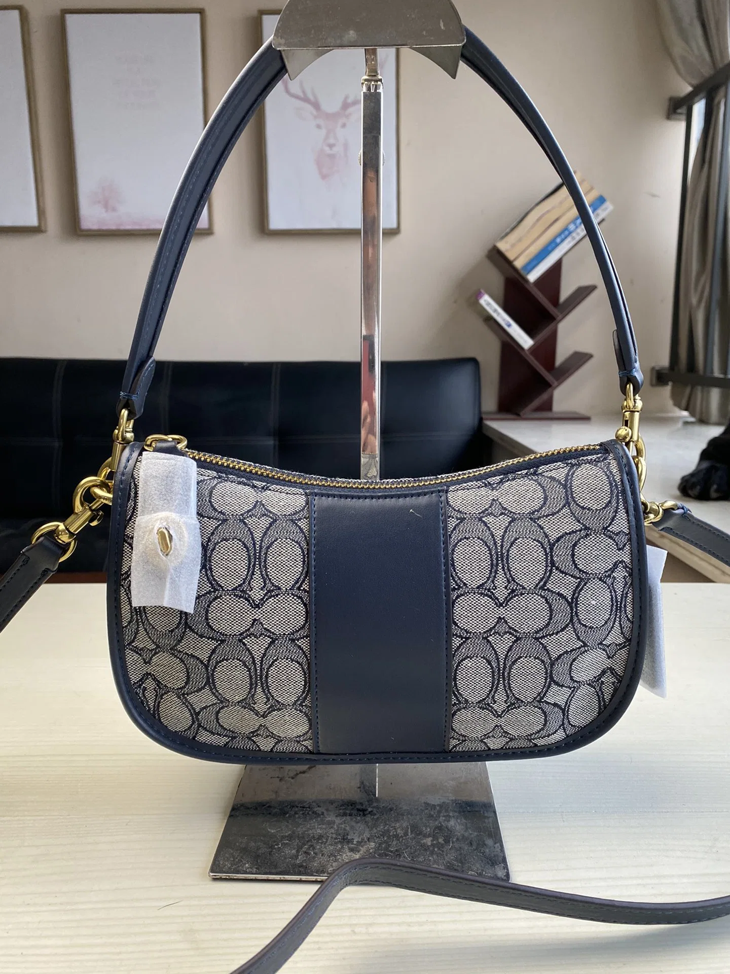 Fashion Purse Women's Tote Bag with Oxford PU Designer Handbag