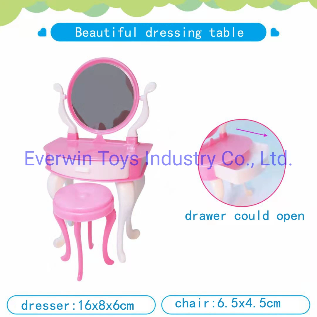 Plastic Toys Doll Furniture Toy Dresser for 1/6 Doll