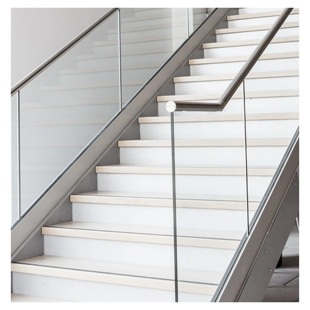 Frameless U Channel Glass Railing for Staircase and Balcony Railings