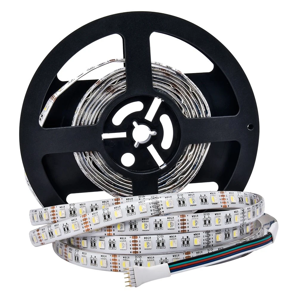 RGBW LED Strip 5050 12V Tape RGB+White/Warm White 4 in 1 Chip 60LEDs/M Flexible LED Light