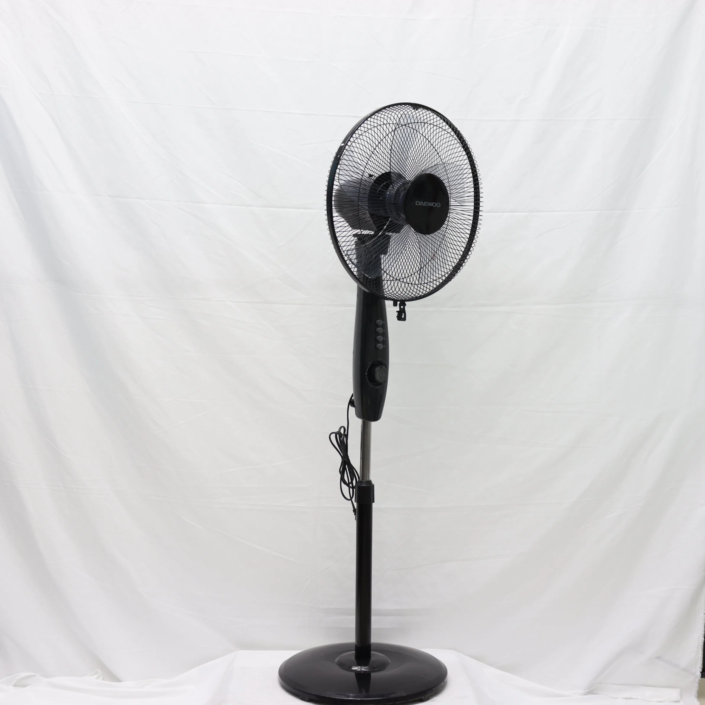 Full Black Color Stand Circulation Electric Fan