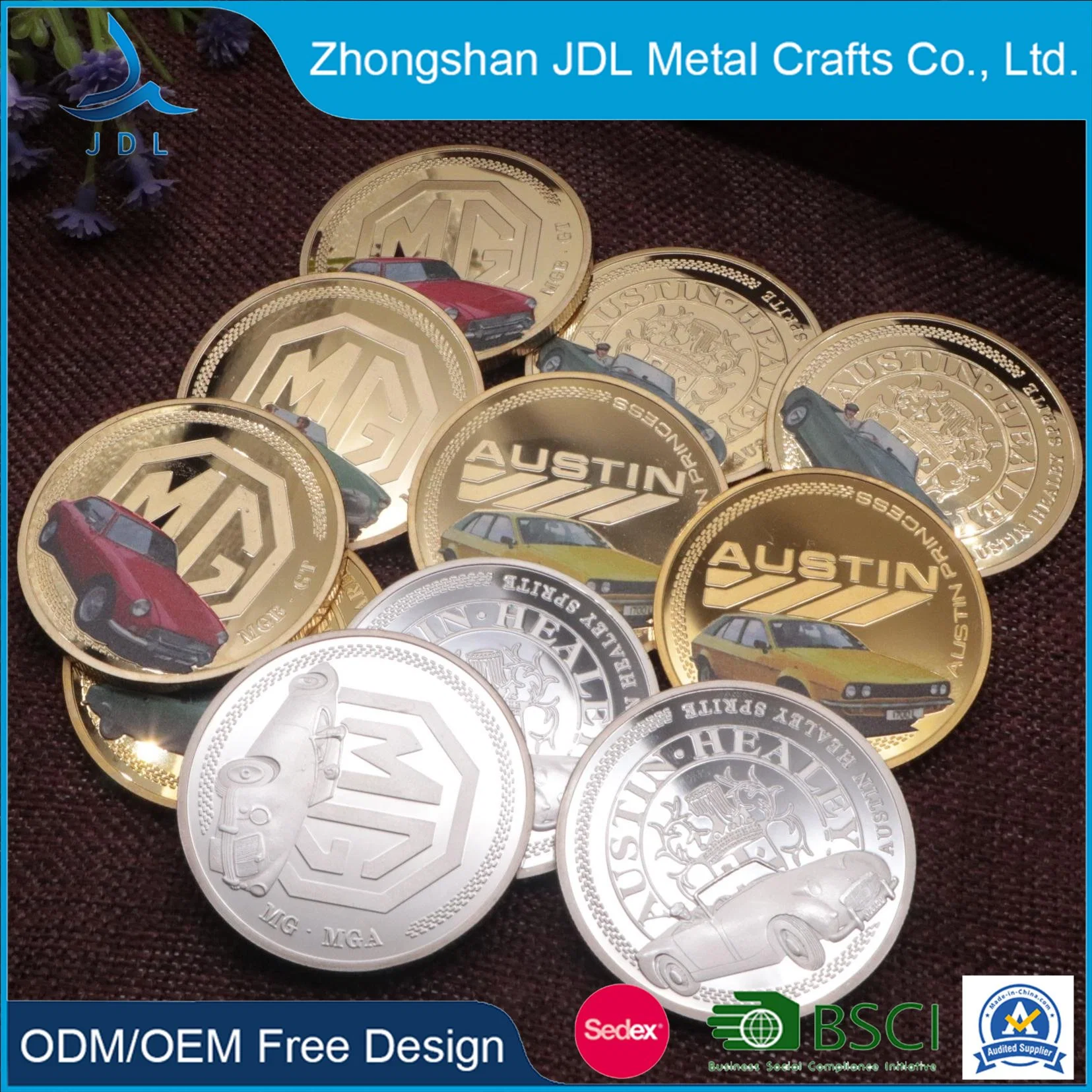 Venda Personalizada de Fábrica 3D Ouro antigo logotipo Metal Medalha artesanais Token Réplica Antigo Logótipo Liga de loja de polícia esmalte militar desafio comemorativas moedas