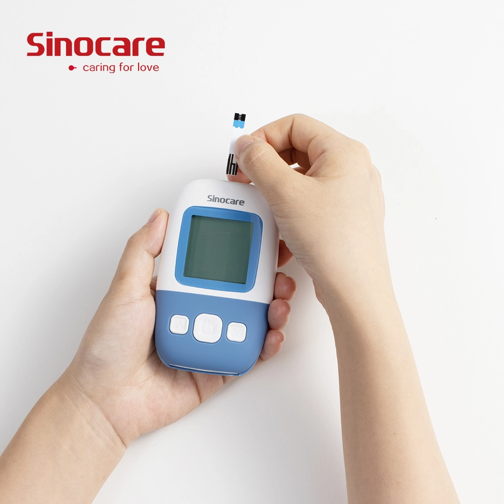 Sinocare Accurate Quick Check Blood Glucose Meter Safe Aq Angel for Blood Sugar Test