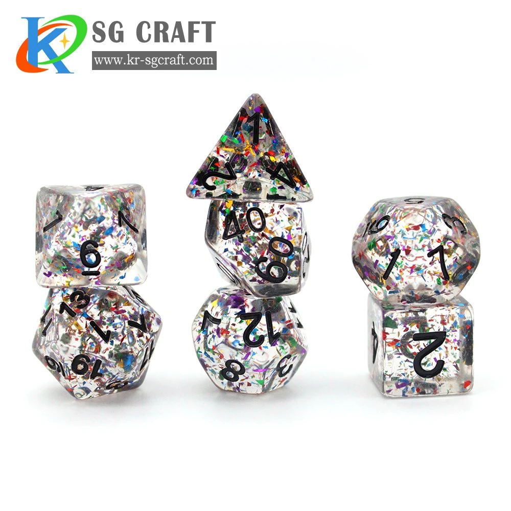 Hot Sell New Type Resin Dice Set No MOQ