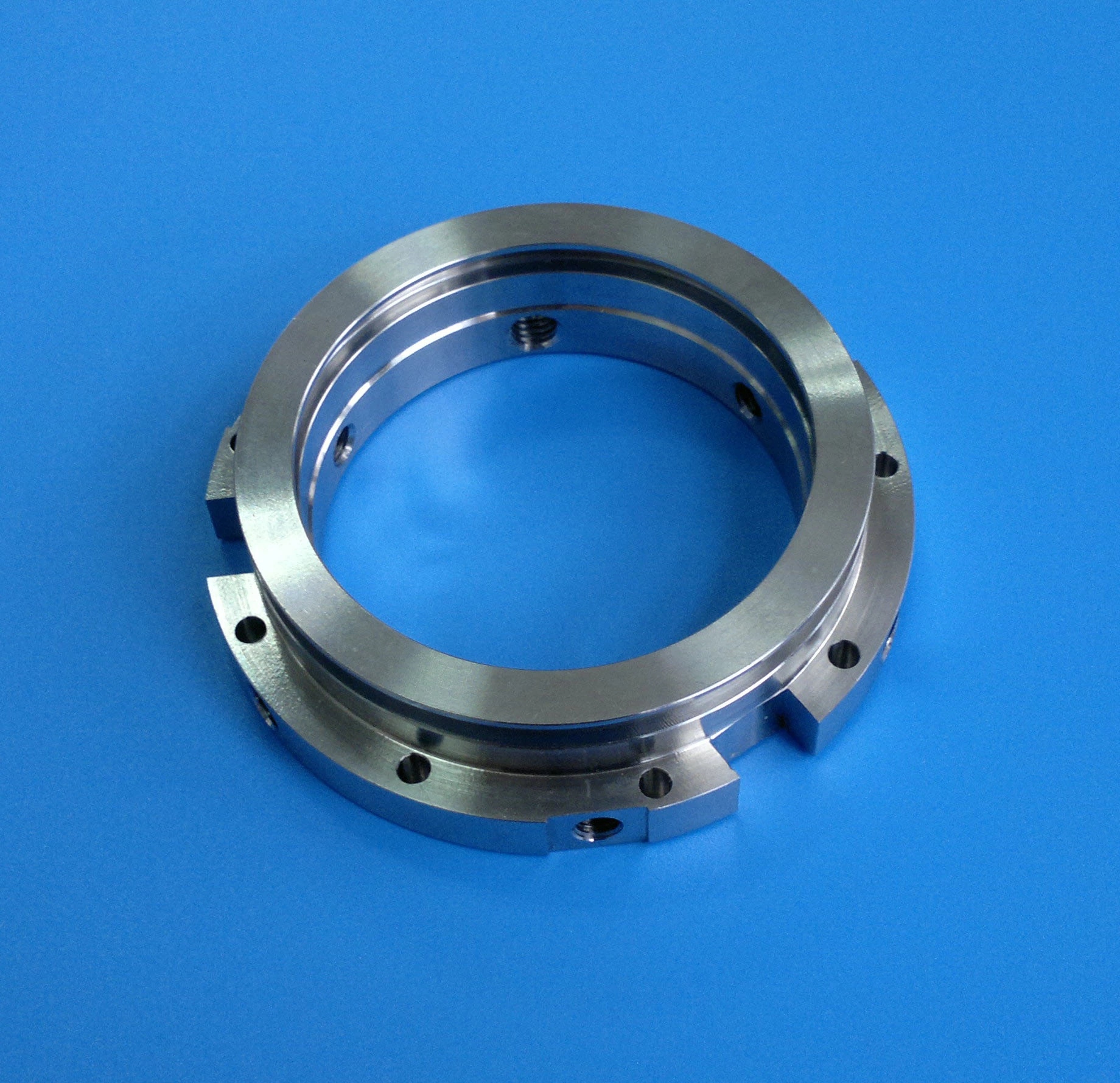 OEM stainless Steel Flange by CNC Machining Center