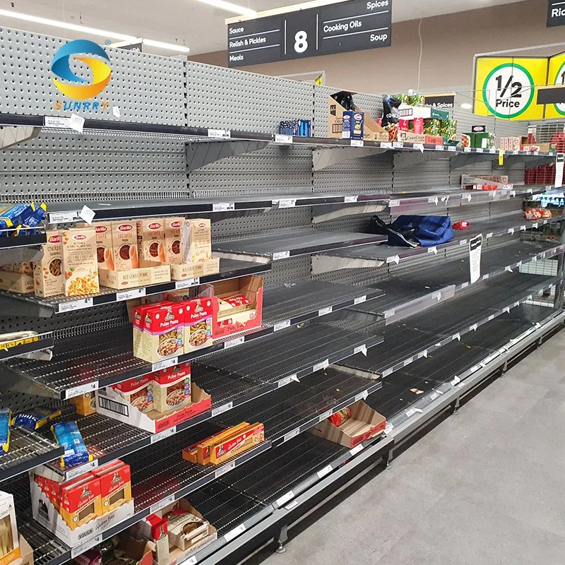 La conception du projet supermarché étagère de rack afficher un ensemble complet d'un supermarché de l'équipement pour la vente