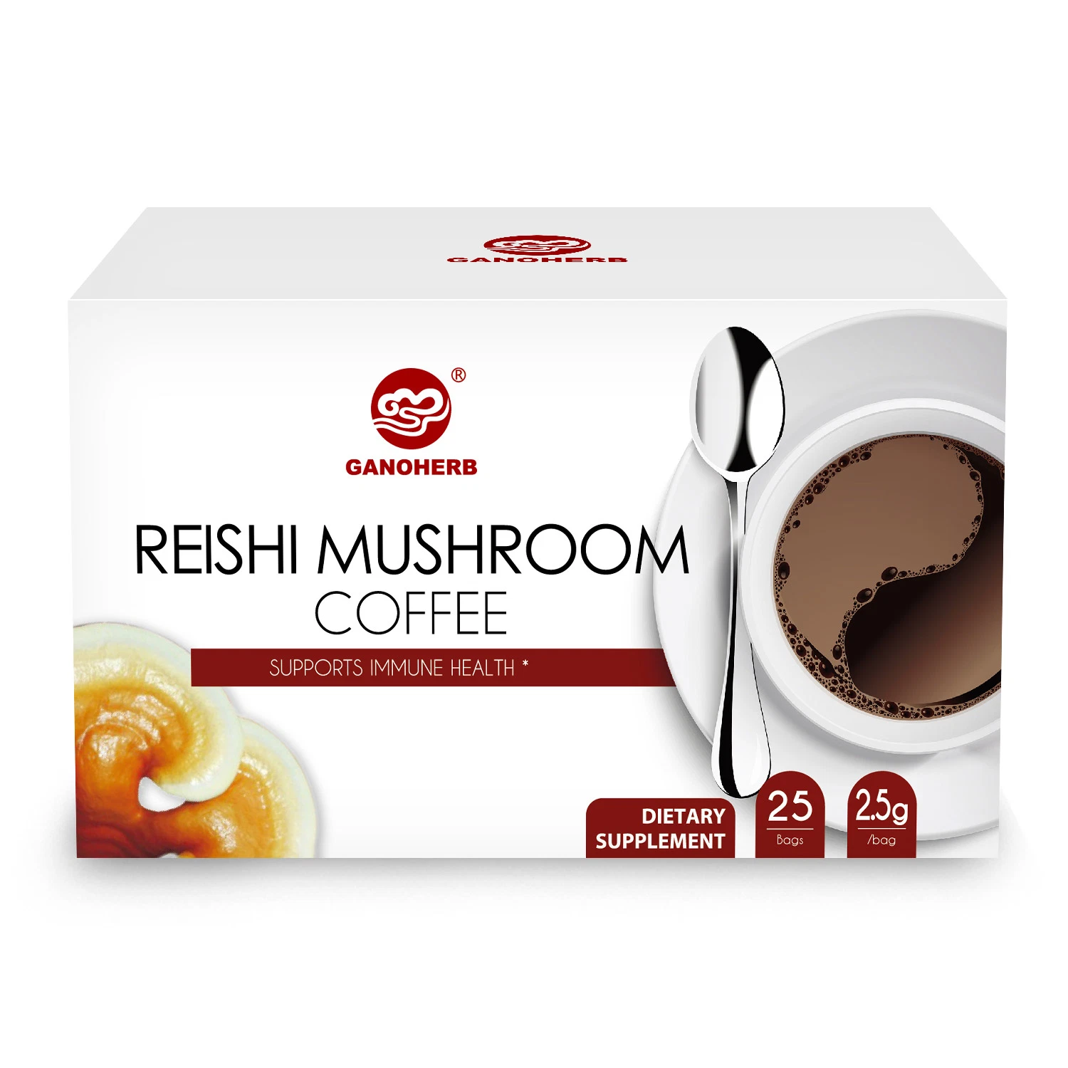 Private Label Dxn Reishi Ganoderma lucidum Café Lingzhi