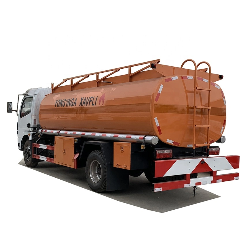 DFAC 8, 000liters Oil Tank Truck, Fuel Tank Truck Refueling Truck Price with High Quality Ellipse Shaped Tanker Body