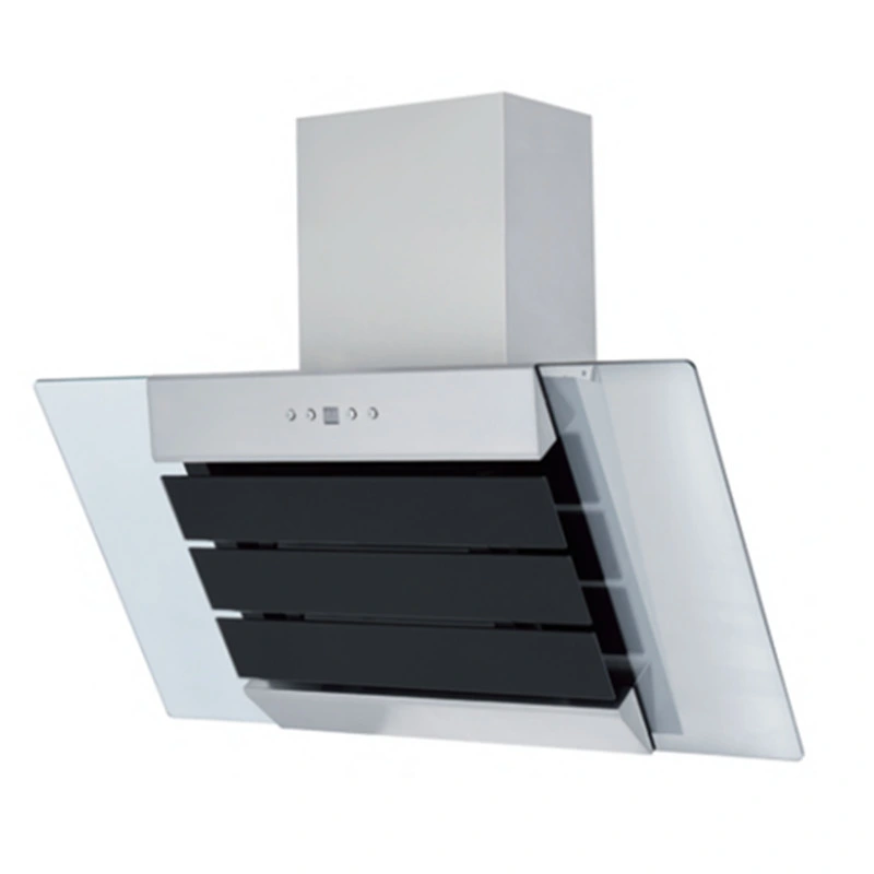 Kitchen Black Color Range Hood with LED Lighting