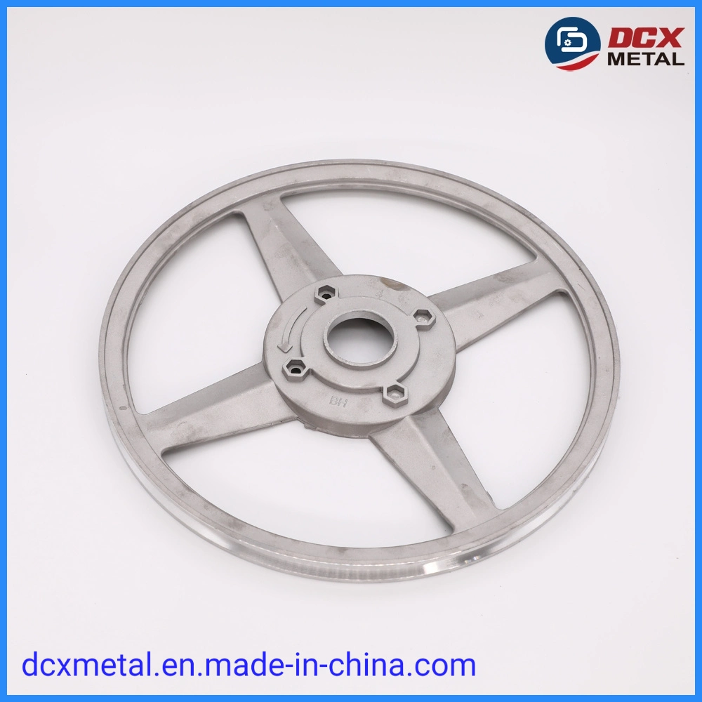 V-Belt Pulley, Meets American and European Standards Aluminum Casting Cylinder Head