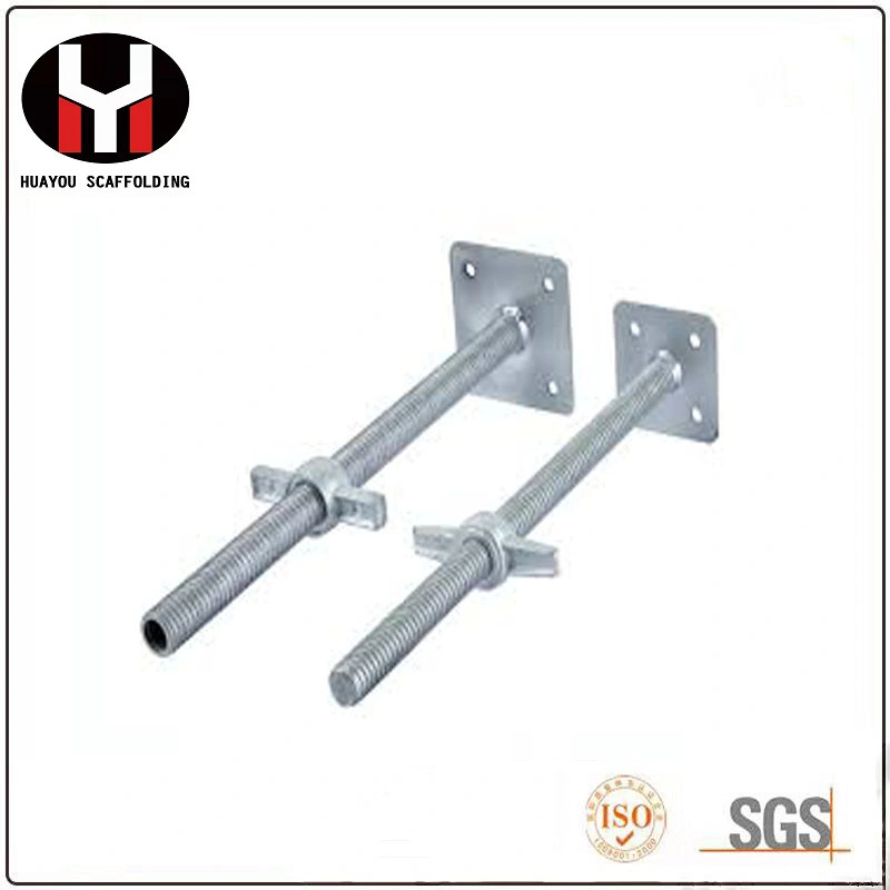 China Supplier Scaffolding Construction Adjustable Jack Base for Scaffold Frame System