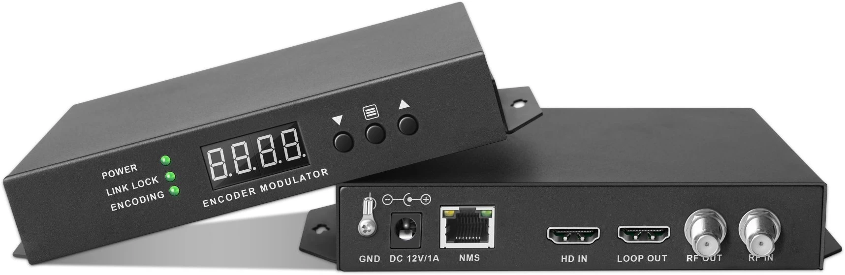 وحدة CATV Modulator مع منفذ حلقة HD ISDB-T OUT HDMI فردي بوصة