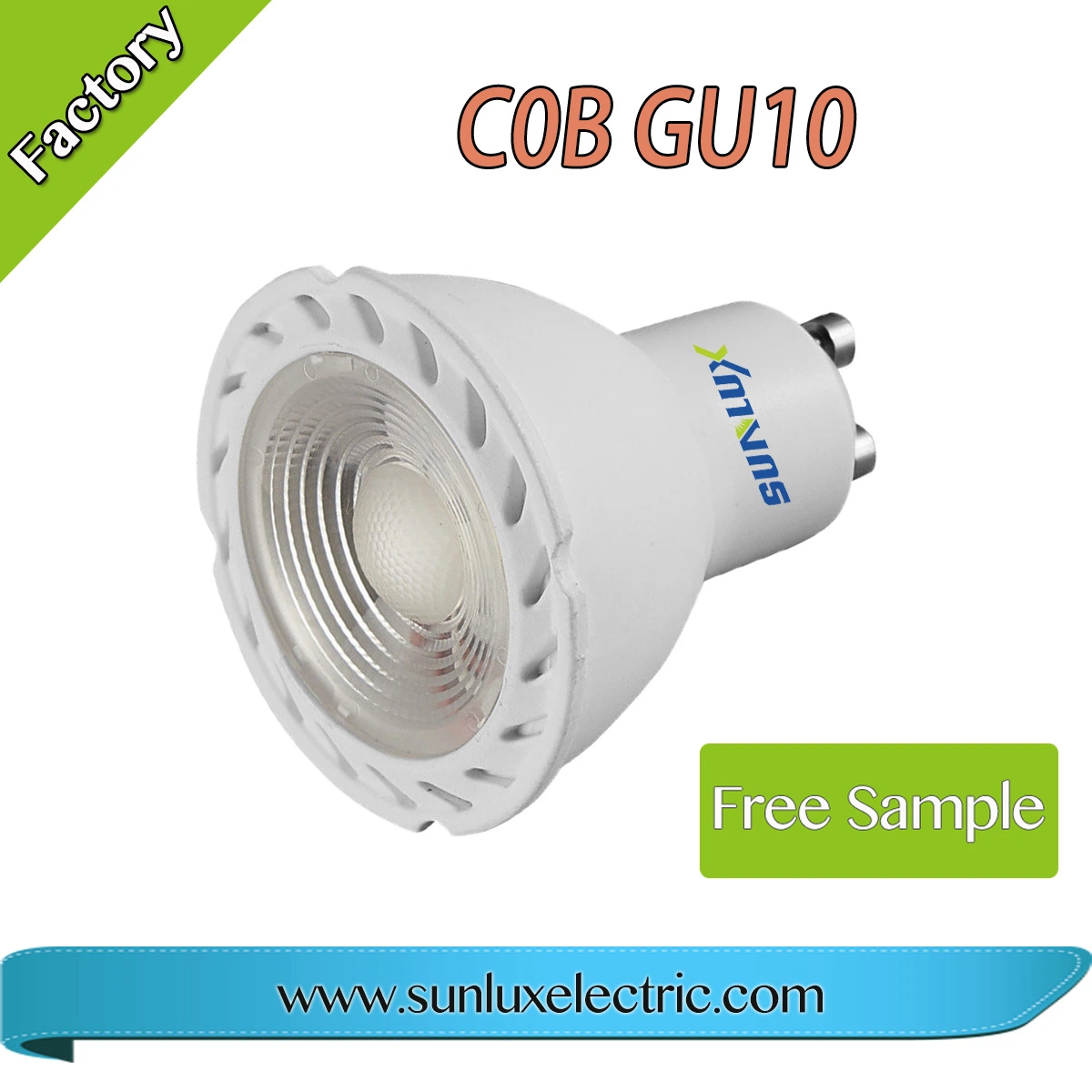 Plastic and Aluminium GU10 3W 5W 6W MR16 SMD LED Spotlight Bulb Decoration Lamp