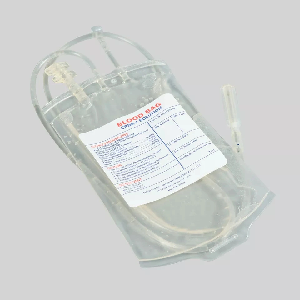 Medical Cpda-1 Single Double Triple Quadruple Blood Transfer Bag