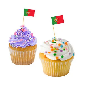 Custom Mini Printing Paper Toothpick Flags for Cake Food Decoration