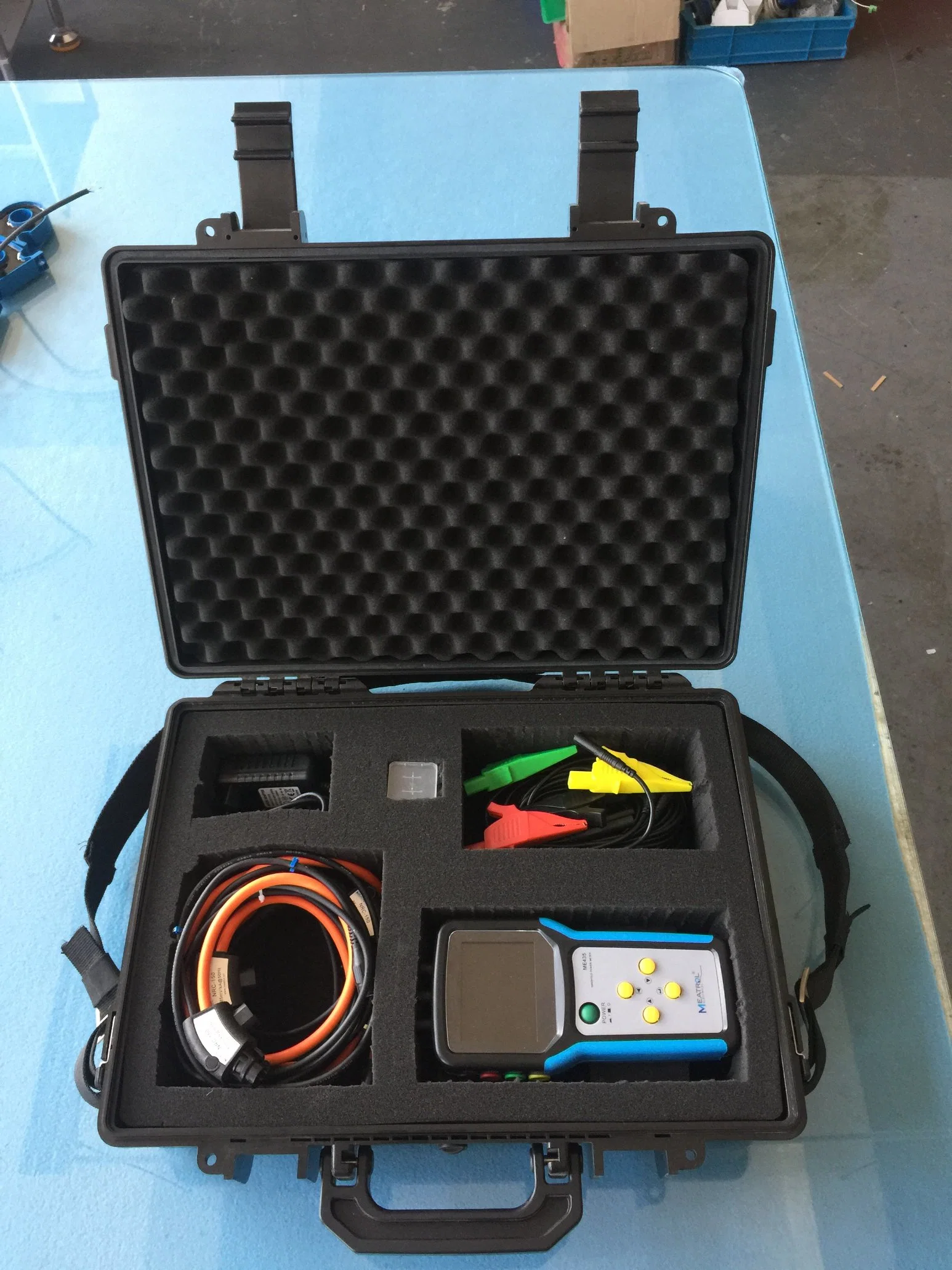 Three Phase Electrical Power Meter Rogowski Coil Handheld Power Quality Analyzer