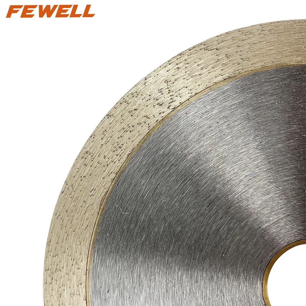 5pouce Presse à chaud frittée 125*1,4*10*22.23mm jante continue Diamond la lame de scie de coupe de la porcelaine de céramique Tuiles humide