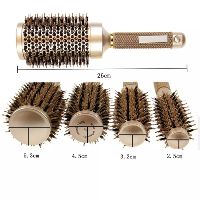 Wholesale/Supplier Custom Logo Professional Round Hair Brush Ceramic Hair Brush Round Salon