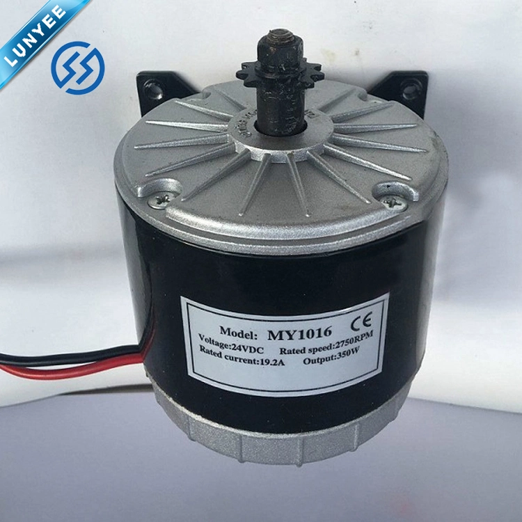 My1016 DC36V 350W Brush Motor for Electric Bicycle Scooter Mini Bike