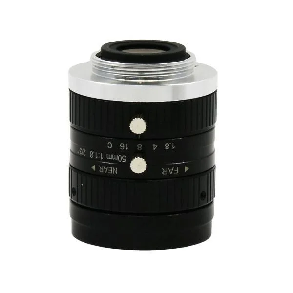 F1.4 50mm 2/3" 2MP C-Mount Fa Lentille de caméra industrielle Machine Vision