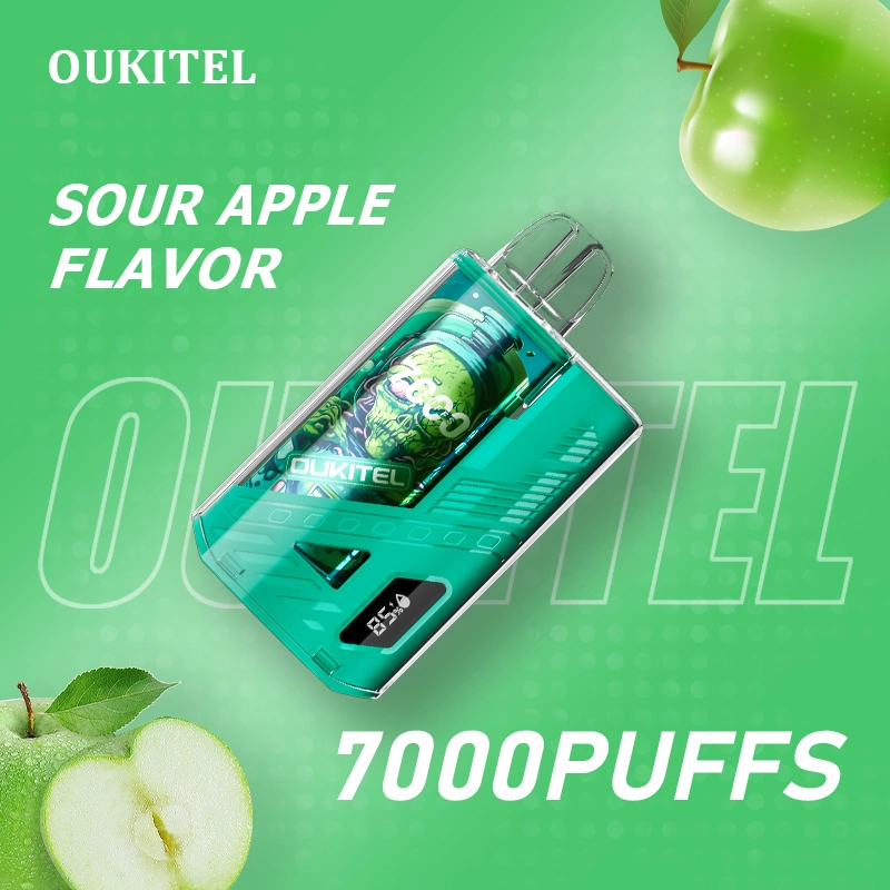 2023 Nueva pantalla LED Oukitel 7000 Puffs Plus Atomizer Shenzhen Vacío E Cigarette lápiz vaporizador personalizado al por mayor Descardo barato VAPE