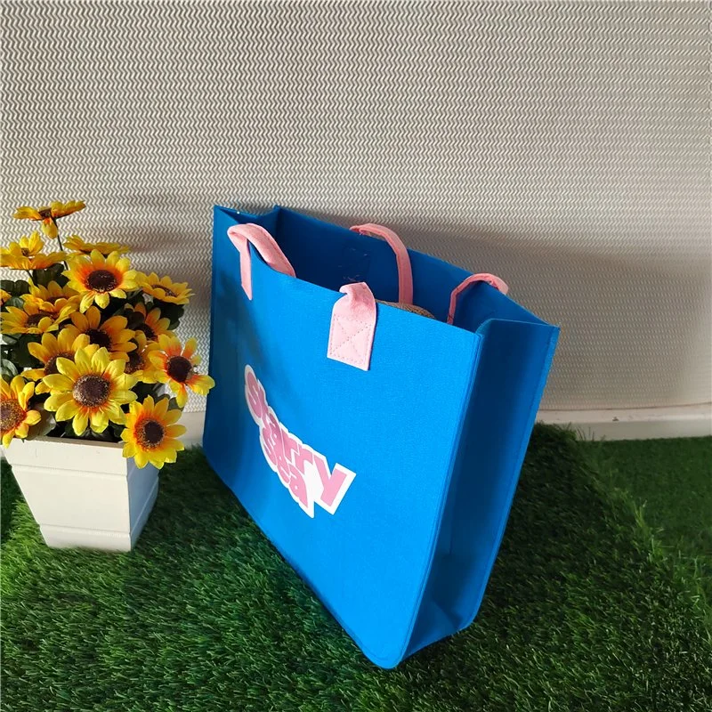 Hot Selling Felt Tote Bag Customized Logo/Size/ Felt Handles for Office Big Volume