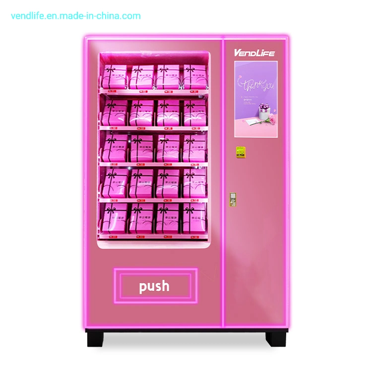 Faire l'écran tactile/esthétiques de cils Vendlife Machine distributrice de produits cosmétiques Custom/beauté vending machine populaire