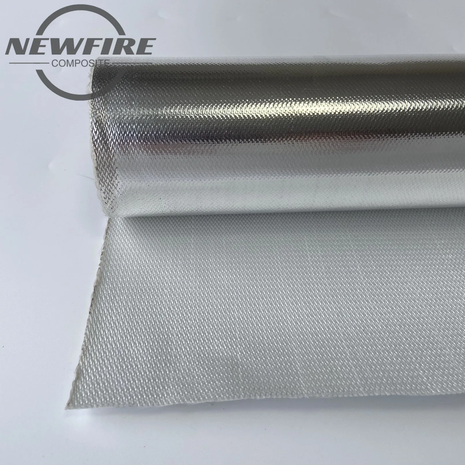 Protección de alta temperatura calor Reflective aluminio Foil E-Glass Fiberglass Cloth Malla de fibra de vidrio de alta calidad