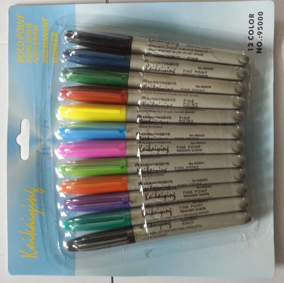 Permanent Marker Pen Set for Office Supply