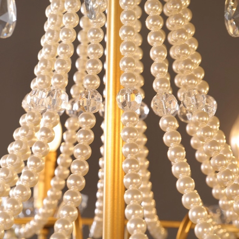 Nordic Modern Luxury Crystal Chandelier lámpara colgante LED Accesorios de techo.