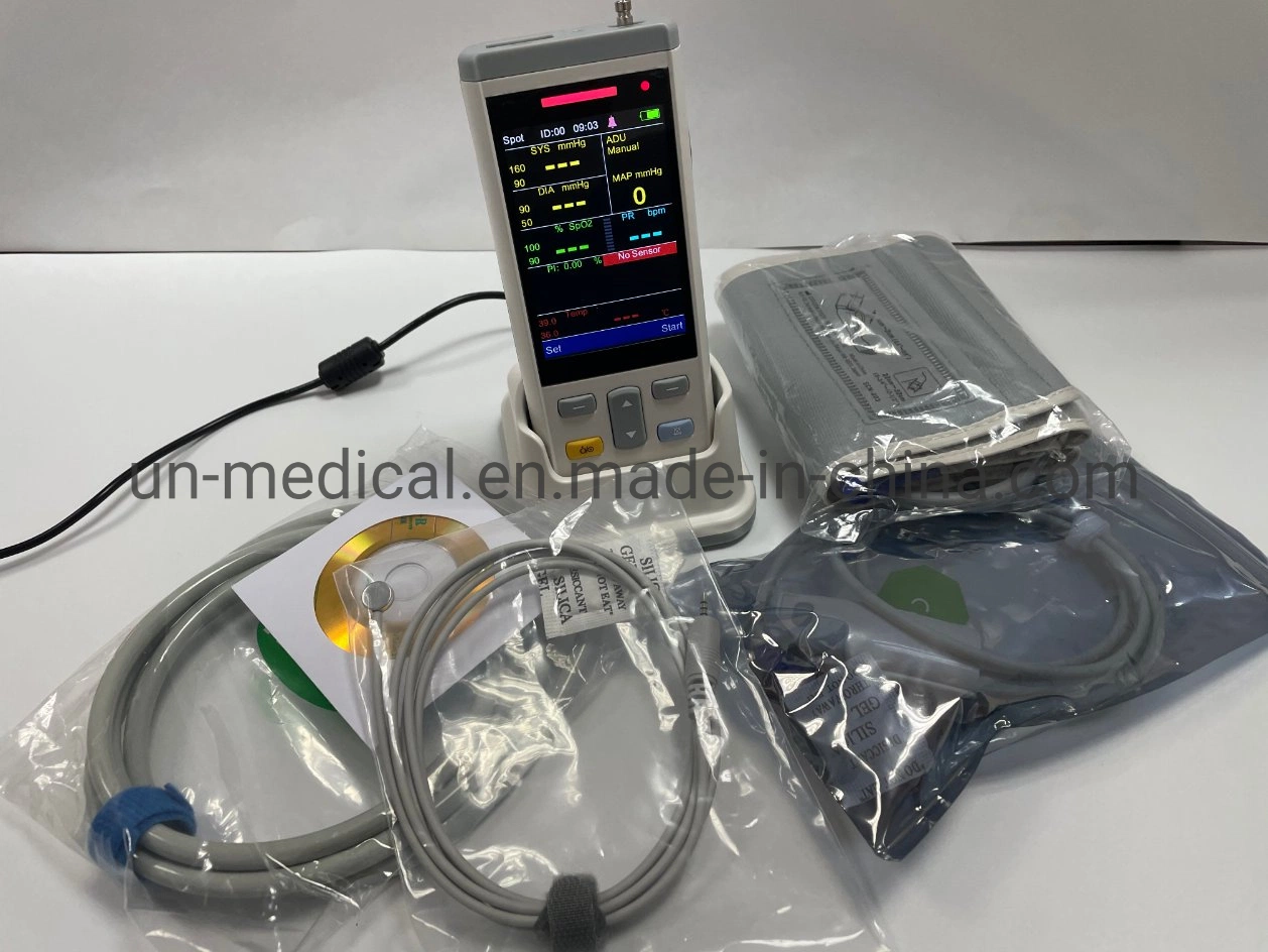 Wuhan Union Medical PC100 CE ISO Handheld Patient Monitor Portable Multi-Parameter Monitor for Clinical