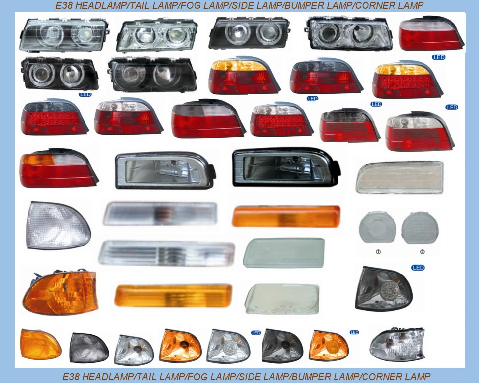 E36 Headlight /Tail Light /Fog Light /Side Light /Bumper Light /Corner Light /L63121393272/R 63121393271 /L82199403096 /R 82199403095/L63138353277/R 63138353278