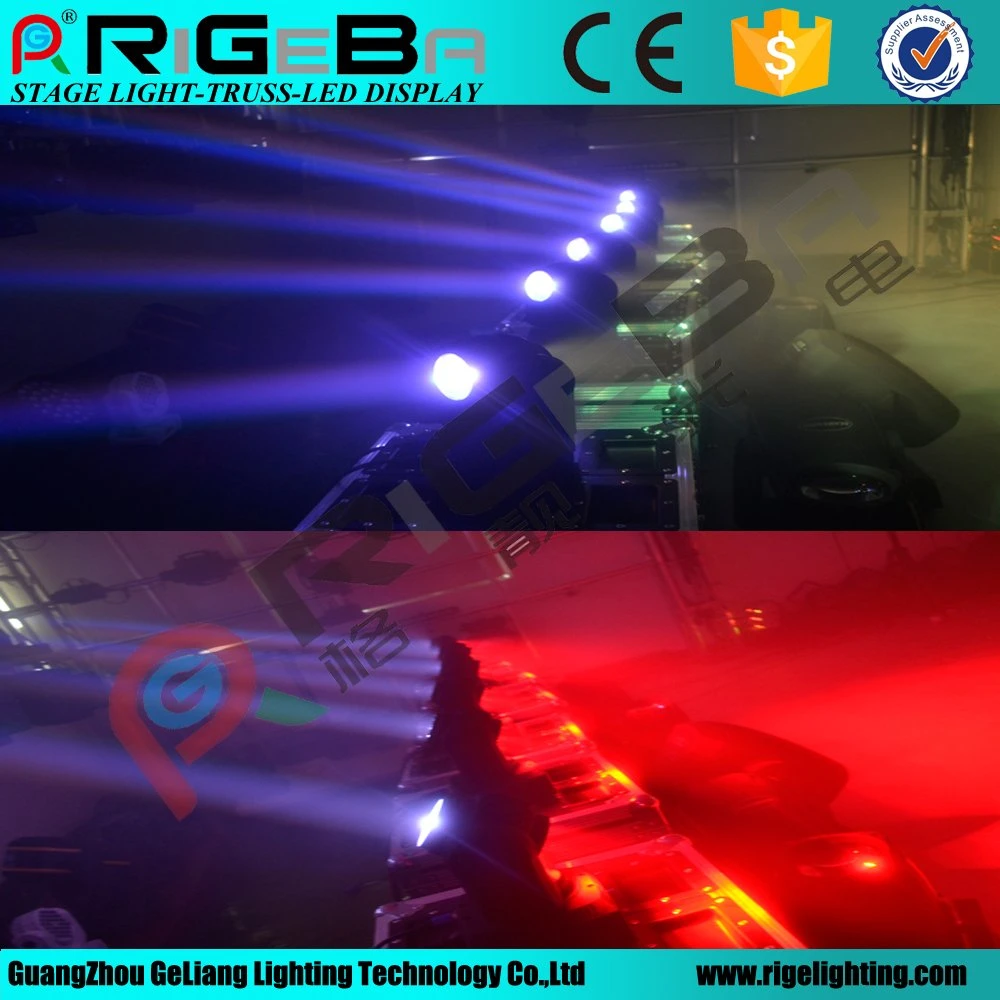 Double Face Mini LED Beam Wash Moving Head Stage Light for Party/Wedding/Concert/Disco