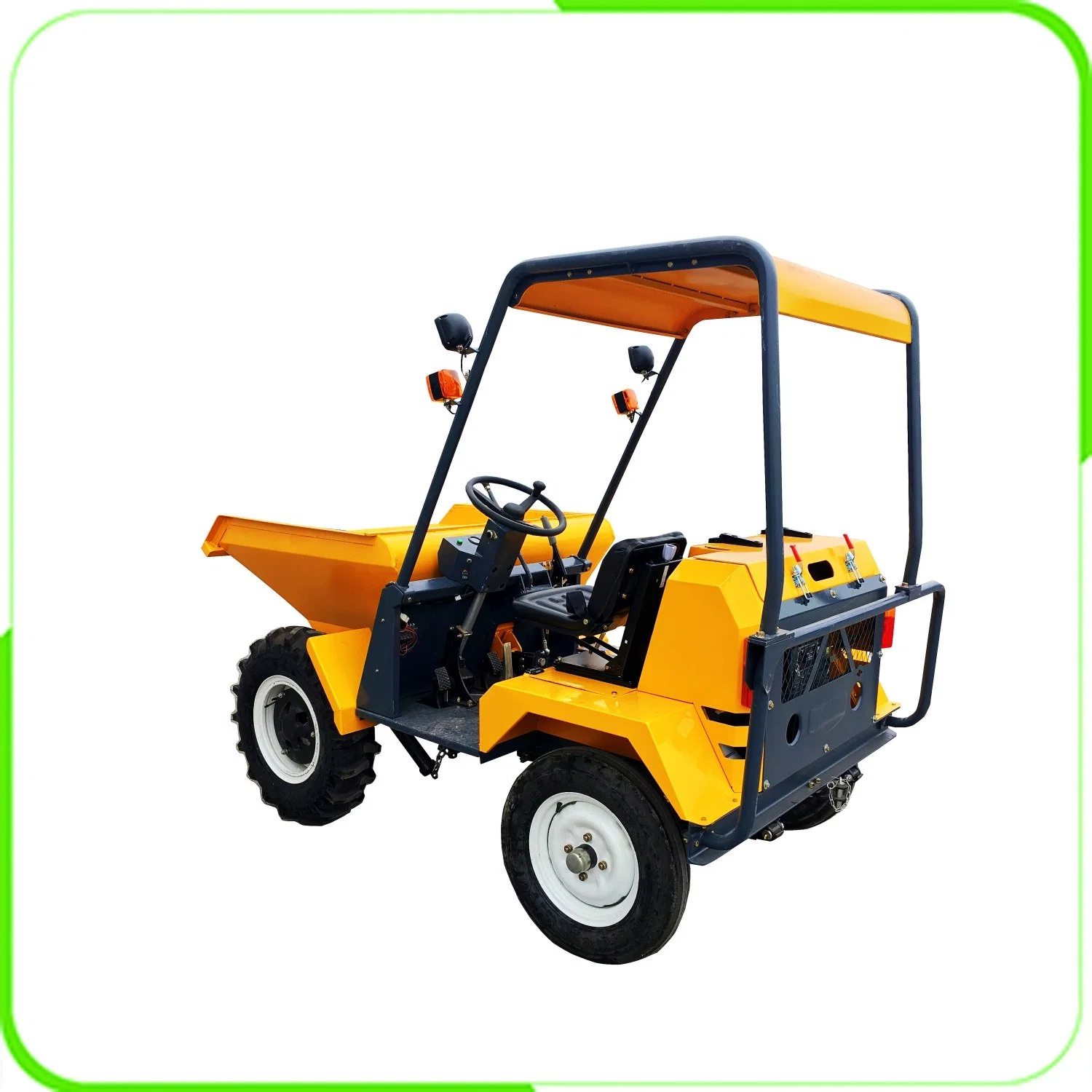 Le mini tracteur Dumper Mini chargeur de chenilles en caoutchouc Dumper camion diesel