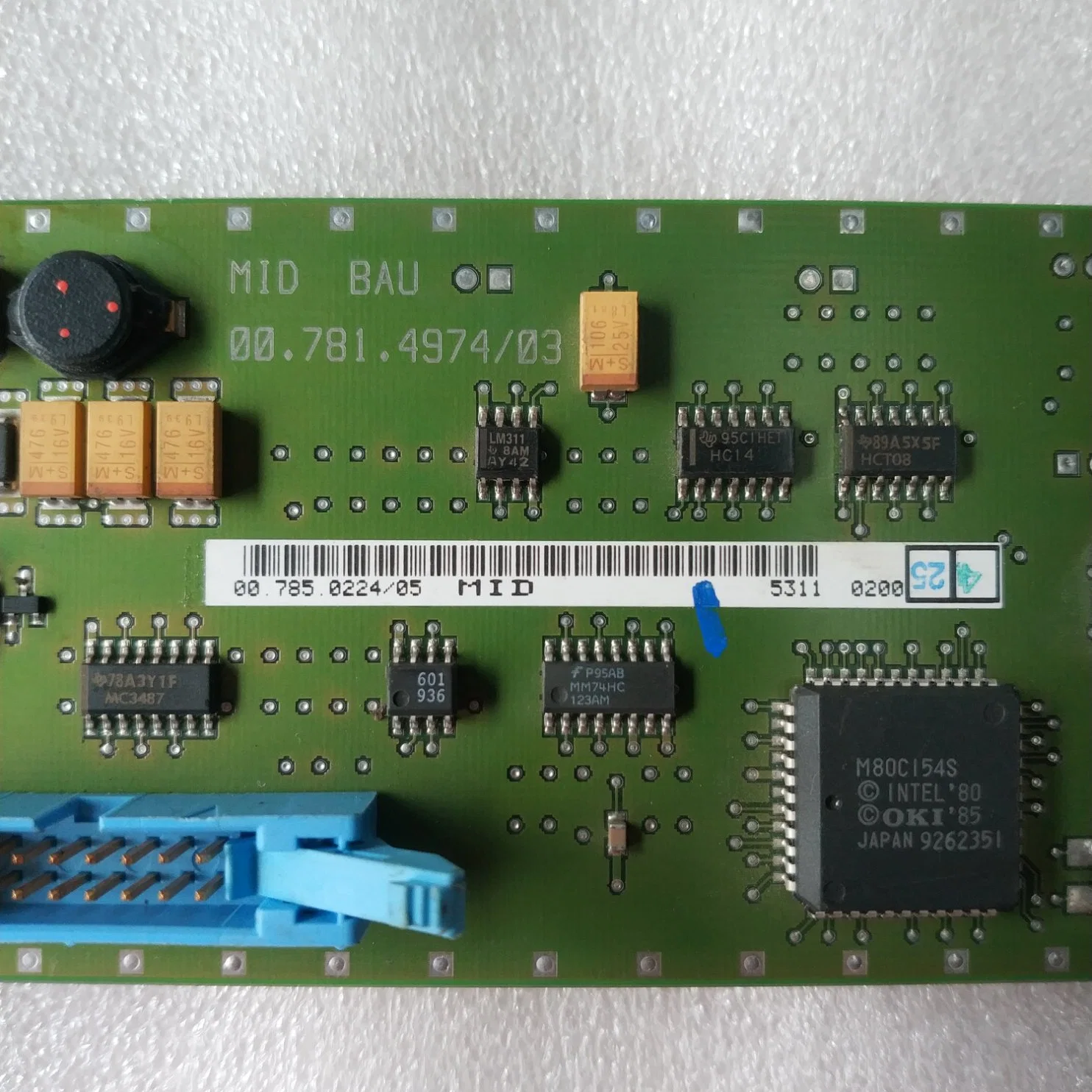 Importado nuevo circuito integrado de mediados de la Junta 00.781.4974 V004 de la tarjeta de mediados de 00.785.0224 Mostrar PCB para Heidelberg SM102/SM74