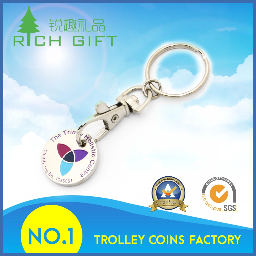 Trolley Coin Metal Fashion Promotion Keychains for Supermarket Cart/ Promotion Gifts