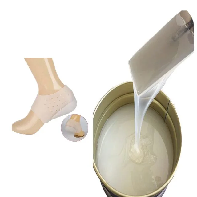 Liquid RTV-2 Silicone for Heel Cushions and Pads Making Footcare Insole Gel