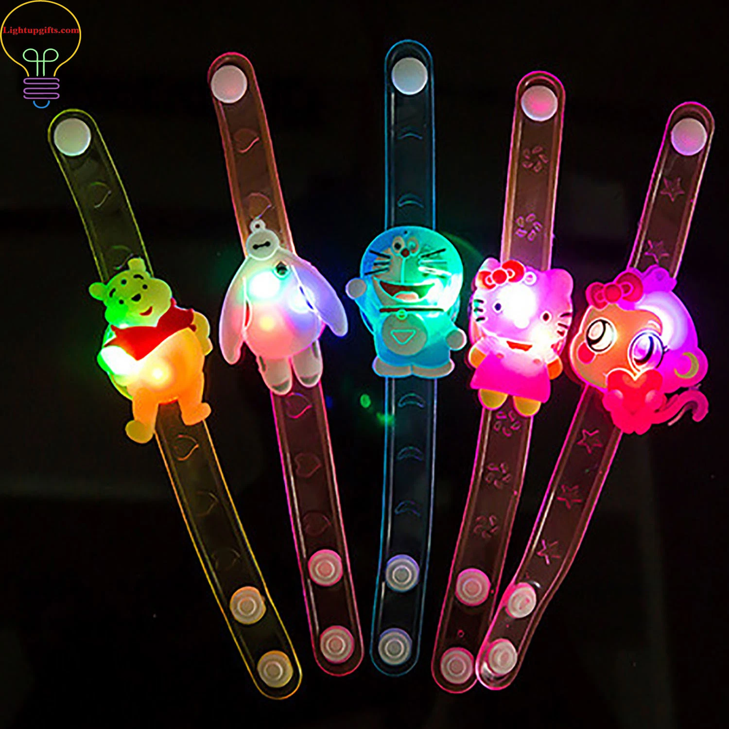 Regarder la lumière lumineux à LED jusqu'Bracelet Kids Décoration de Noël