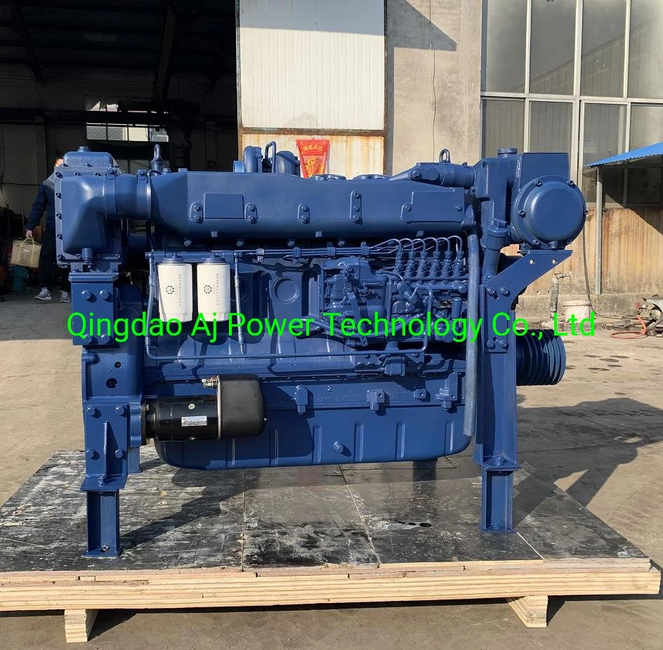 Niedriger Kraftstoffverbrauch Weichai 350HP Marine Engine Wp12 Boot Diesel Motor