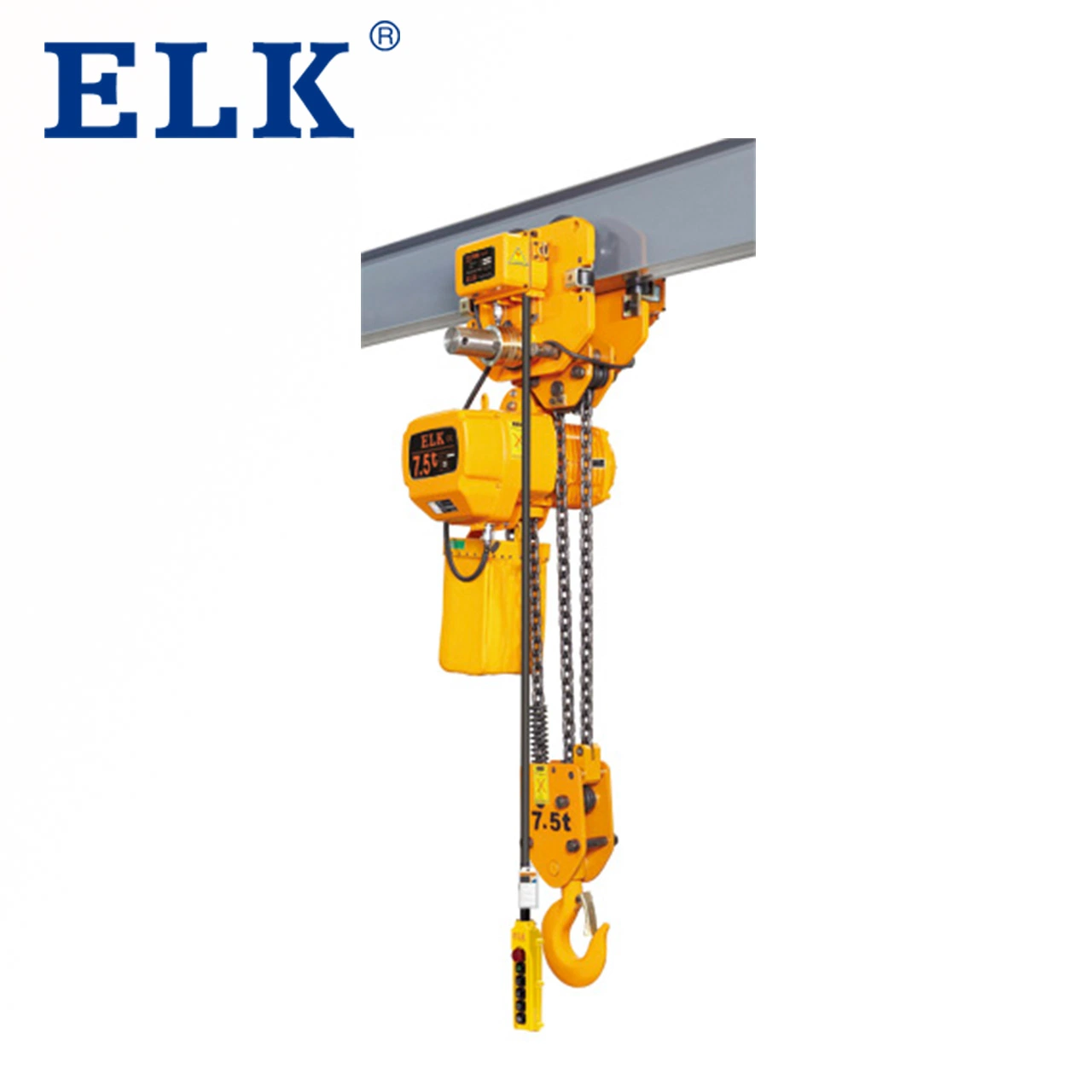 7.5 Ton Construction Machinery Chain Hoist with Side Magnetic Brake