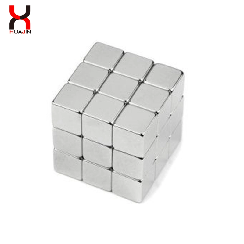 Rare Earth permanent NdFeB Block Cube carré néodyme fer Boron Aimant