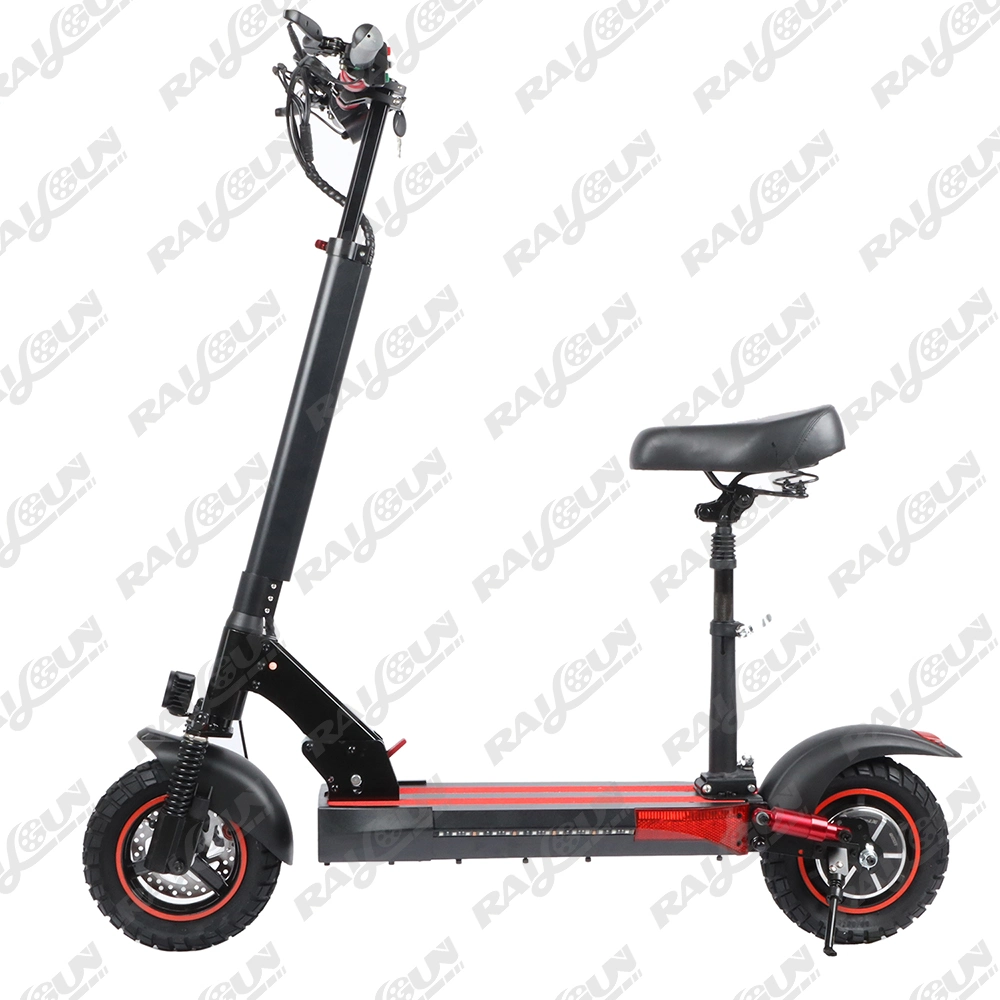 10-pulgadas 48V500W Batería de litio Scooter eléctrico plegable Road Racing Scooter Wholesale