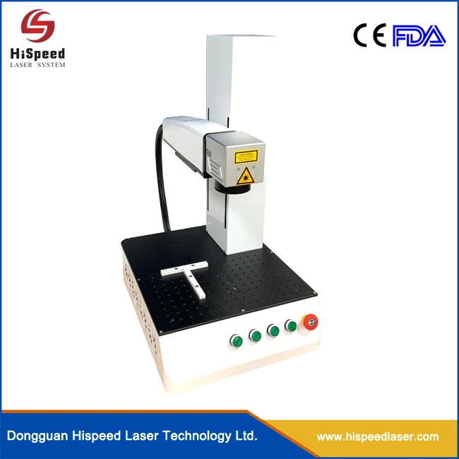 Mini Fiber Laser Marking Machine for Signage Engraving, Signature Signs Laser Engraving Machine 20W, 30W, 50W