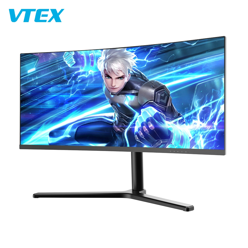 34inch LED Desktop Display R1500 Large Curved Gaming PC with Monitor 3440*1440 IPS Panel Monitor Gaming