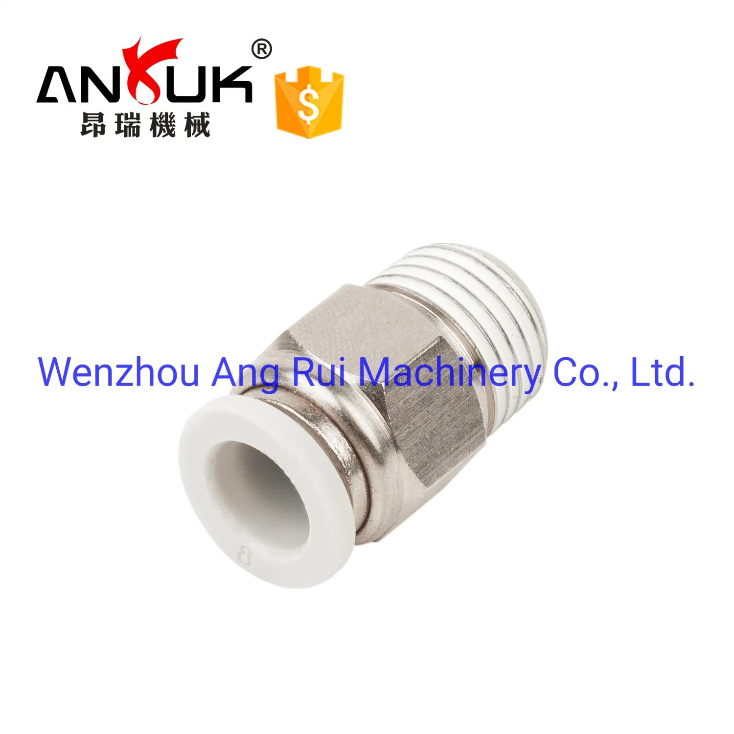 (PC) Male Straight Air Fittings