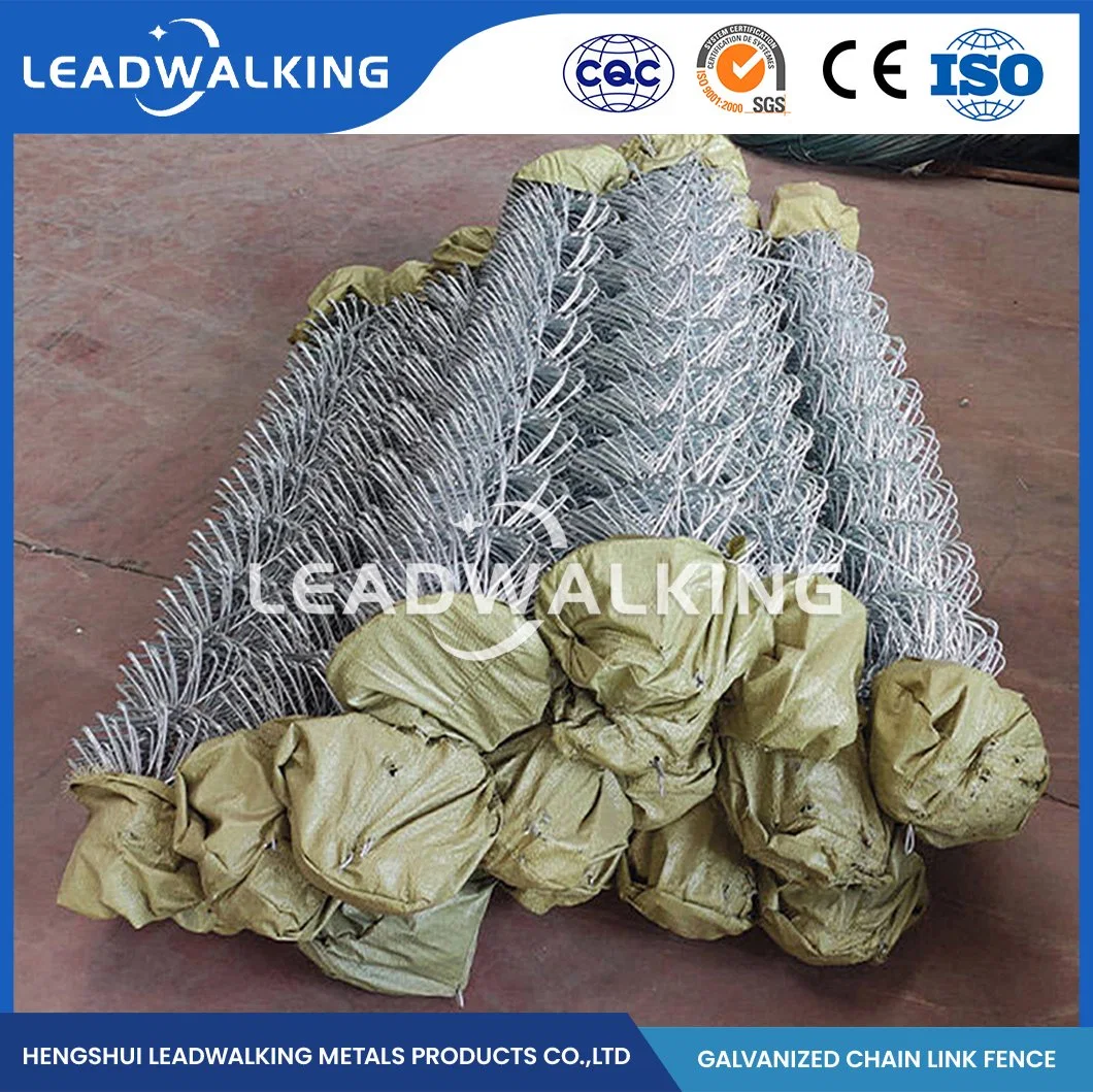 Leadwalking Chain Link Fence 6FT Tall OEM Custom Chain Link Fence 6 Foot 11.5 Gauge Galvanized Factory China 10"Galvanized Chain Link Fence Wire Mesh