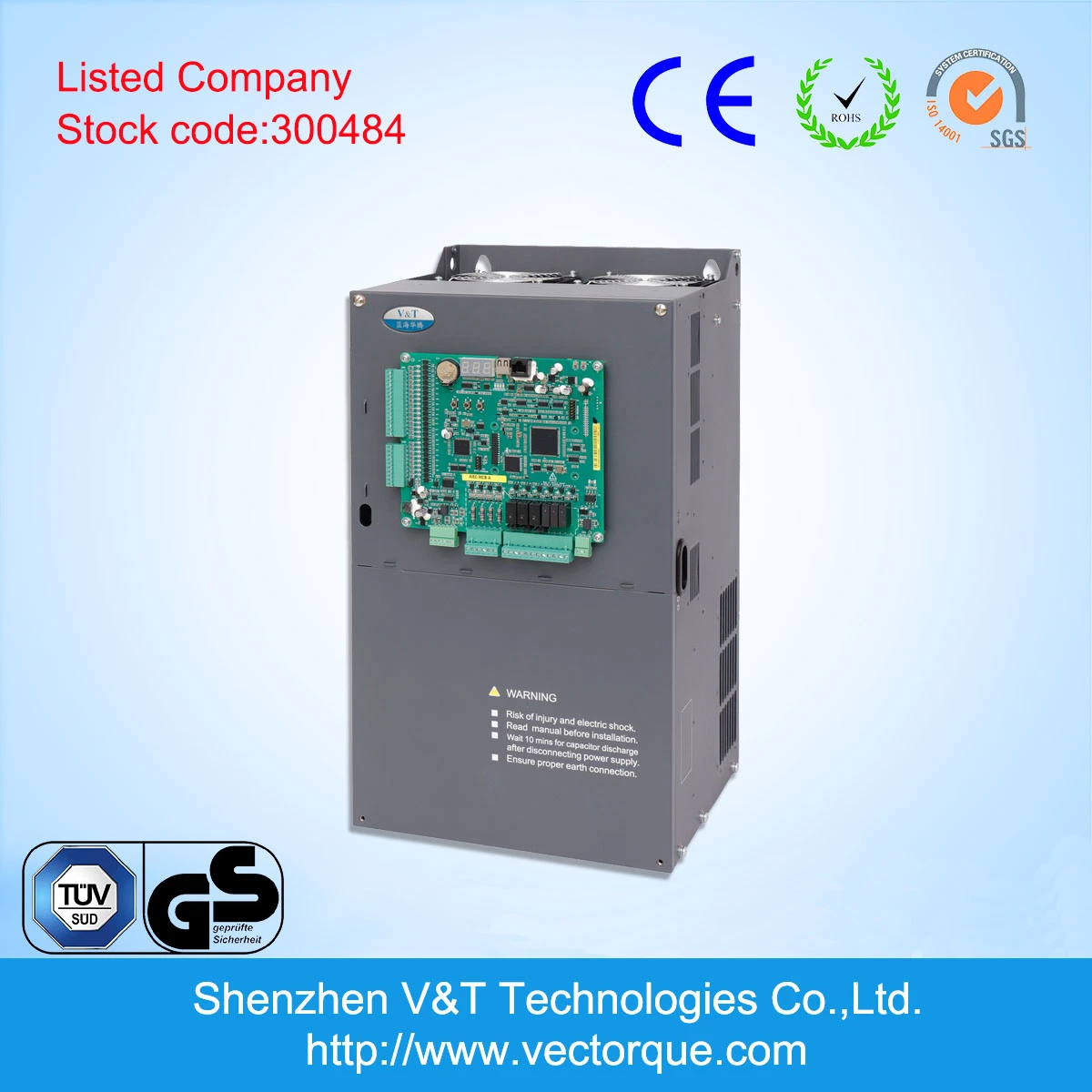 Electric Cabinet Elevator Inverter Can/Modbus RS485 Communication