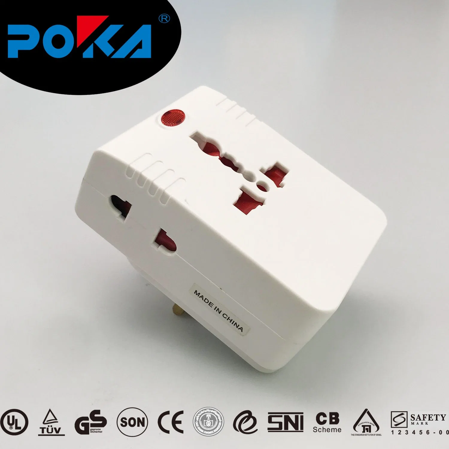 Worldwide Travel Multi Power Adapter with 5V 2.4A USB Port