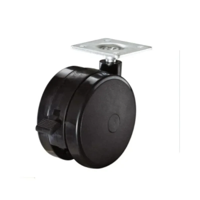 75mm Nylon Swivel Non-Hood BBQ Caster Wheels