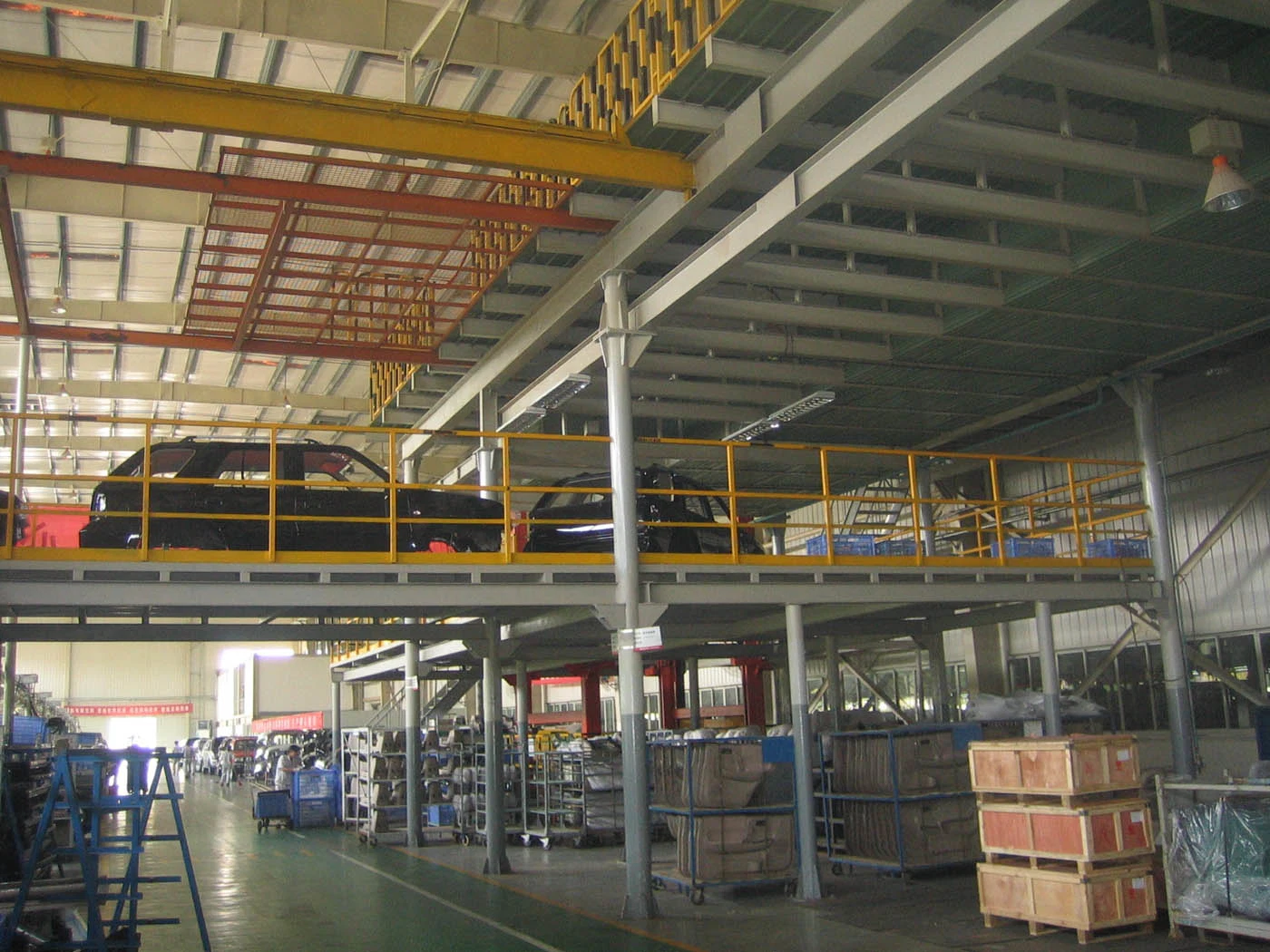 Long Span Storage Steel Mezzanine Floor Racking for Warehouse